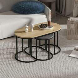 Hanah Home Stylish Nesting Table Set