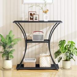 HDANI 3-Tier Metal Console Table with