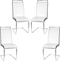High Back Dining Chairs Set of