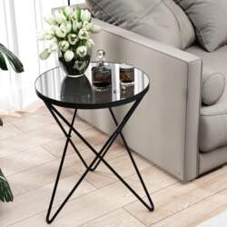 HLR Modern Round Side Table with
