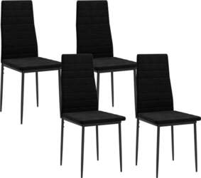 HOMCOM Dining Chairs Set of 4