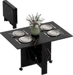 HOMCOM Folding Kitchen Dining Table with