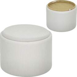 HOMCOM Stool with Storage Space Stool