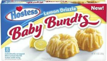 Hostess Baby Bundts Lemon Drizzle 284