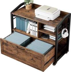 HSH 33" Rustic Brown Oak Mobile