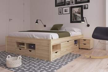 Inter Link Alpine Living Double Bed