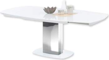 Jackson Extendable Dining Table in White