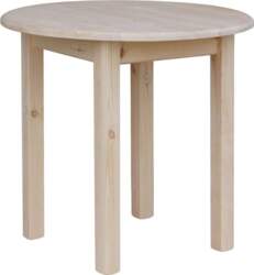 K koma Round Pine Dining Table