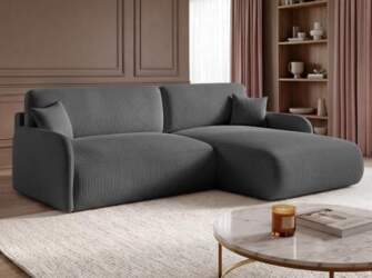 L-Shape Corner Sofa with Sleep Function
