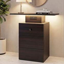 Manroa Console Table Black with Drawers