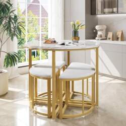 Merax Dining Set with Round Dining