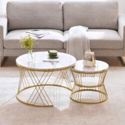 Merax Modern Nesting Coffee Table Set