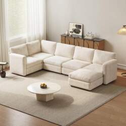 Miuuod 6 Seaters Sectional Modular Corner