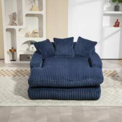 Modern Cord Sofa Bed Cloud Couch