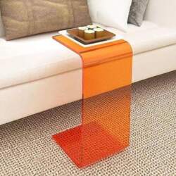 Modern Side Table, Sofa Table, Transparent