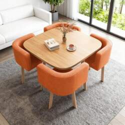 Modern Square Kitchen Table Set for
