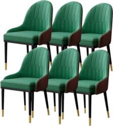 Modern Upholstered Kitchen Dining Set 6