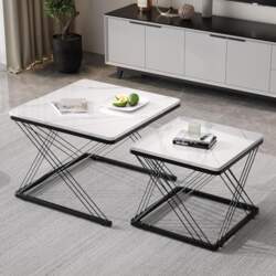 MURUL Stylish 2-Piece Coffee Table Set