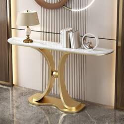Narrow Console Table for Entryway -