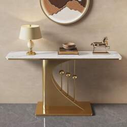 Narrow Console Table, Modern Entrance Table