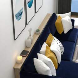 Narrow Sofa Table, Console Table, Console
