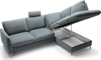Nils Corner Sofa with Bed Function
