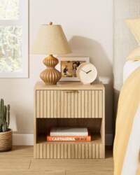 Oak Bedside Table, Small Bedside Cabinet