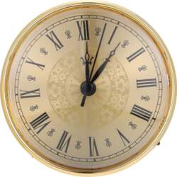 OUNONA Bell Quartz Clock Insert Hanging