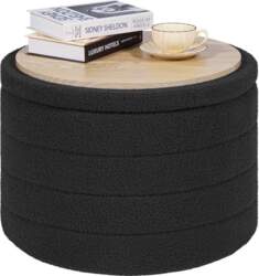 PINPLUS Stool with Storage Space, Round