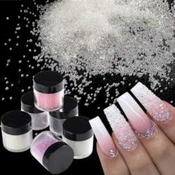 Pixie Nail Crystals 6 pudeles Micro