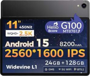 Planšetdators 11 collu Android 15, 2560