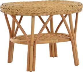 Rattan Table / Oval Side Table