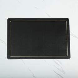 Rectangular Leather Place Mats, Set of