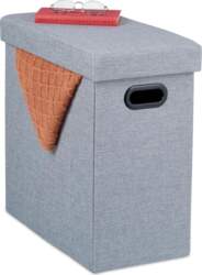 Relaxdays Stool with Storage Space, Padded