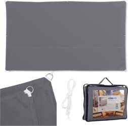 Relaxdays Sun Sail Rectangular Water Resistant