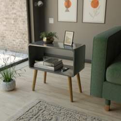 Retro Bookcase, Bedside Table, Side Table
