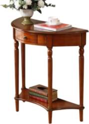 Retro Semi Round Sofa Table, Curved