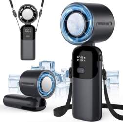 Rokas ventilators, mini ventilators ar 100