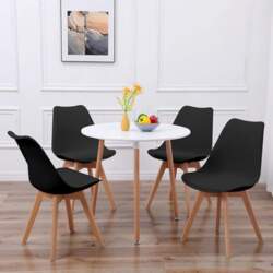 Round Dining Room Table with 4