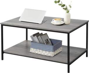 SENIG 2-Tier Coffee Table with Storage