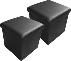 Set of 2 Foldable Seat Cubes