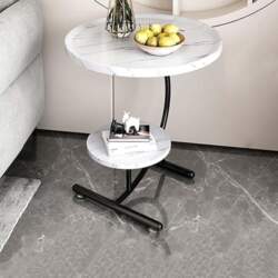 Side Table C Shape, Round Side