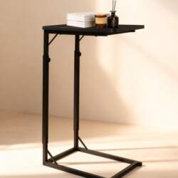 Side Table, C Shaped Side Table