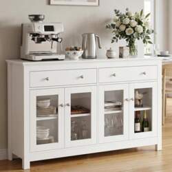 Sideboard, Kitchen Cabinet with Worktop, Kitchen