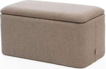 SIX Rectangular Upholstered Stool with Storage