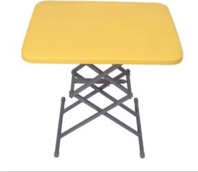 Small Folding Table, Height Adjustable Personal