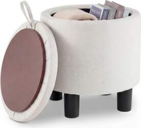 SOARS Round Stool with Storage Space