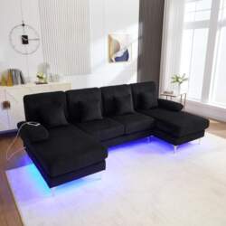 Sofa 4 Seater Corner Sofa U