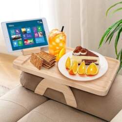 Sofa Armrest Tray Foldable with 360°
