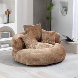 Sofa Bed with 3 Cushions, Corner